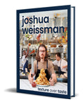 Portada de Libro Joshua Weissman [ Texture Over Taste ] Original