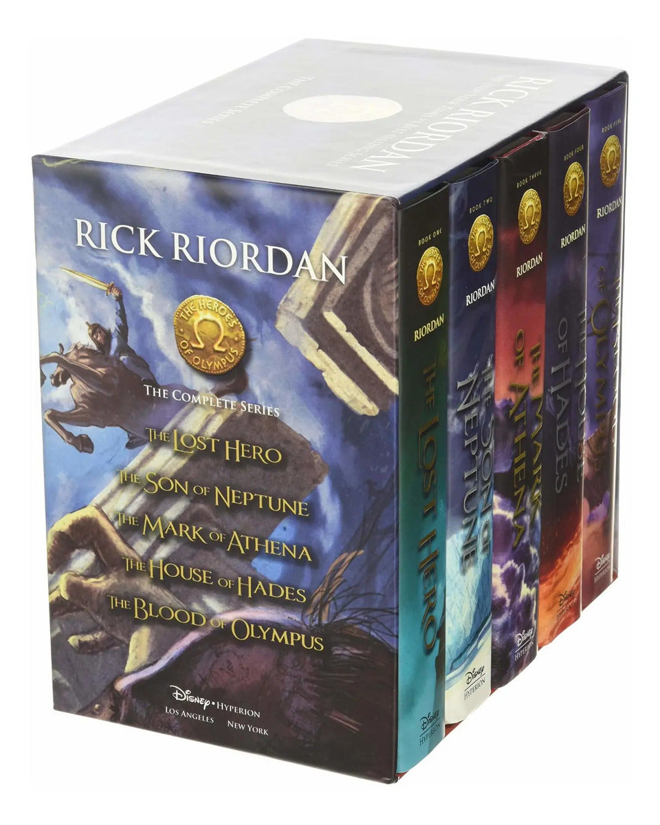 Portada de The Heroes Of Olympus Boxed Set [ Pasta Dura ] 5 Books