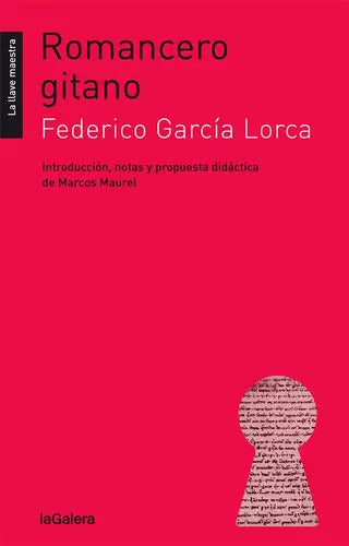 Portada de Romancero Gitano, De Federico García Lorca. Editorial Lagalera, Tapa Blanda, Edición 1 En Español