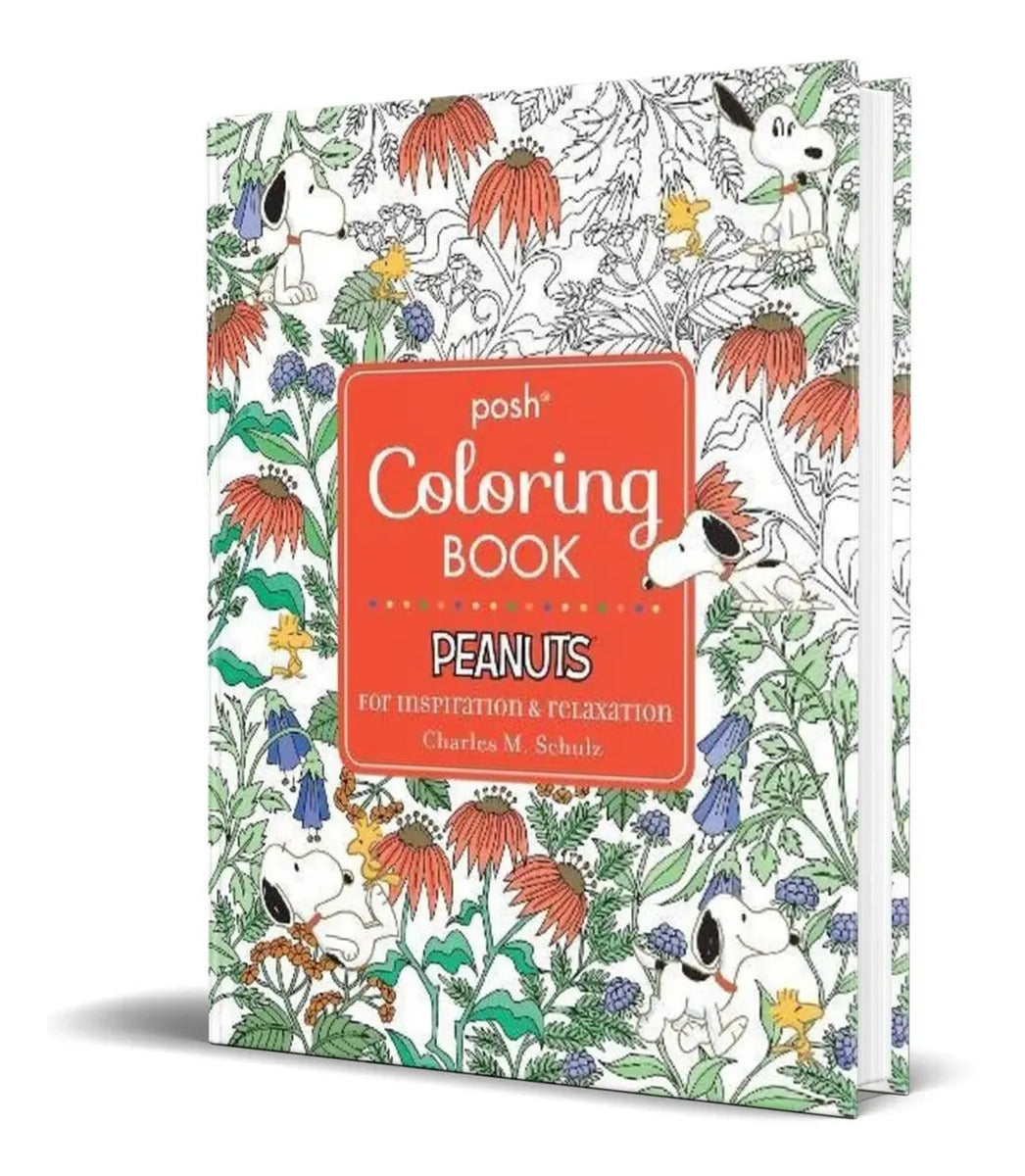 Portada de Libro Para Colorear Para Adultos Y Niños [ Snoopy ] Original