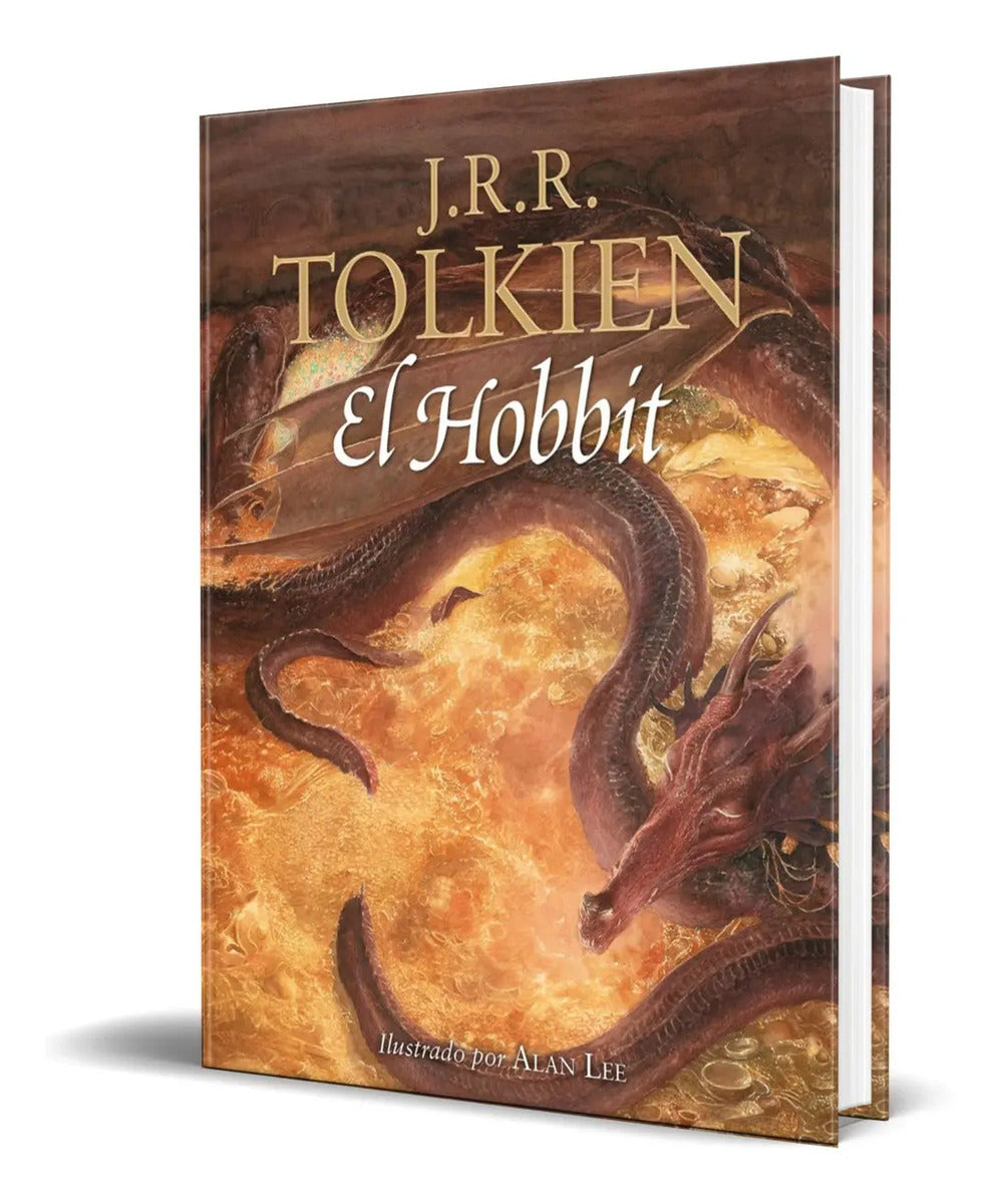 Portada de Libro El Hobbit [ Ilustrado A Color ] Pasta Dura Tolkien