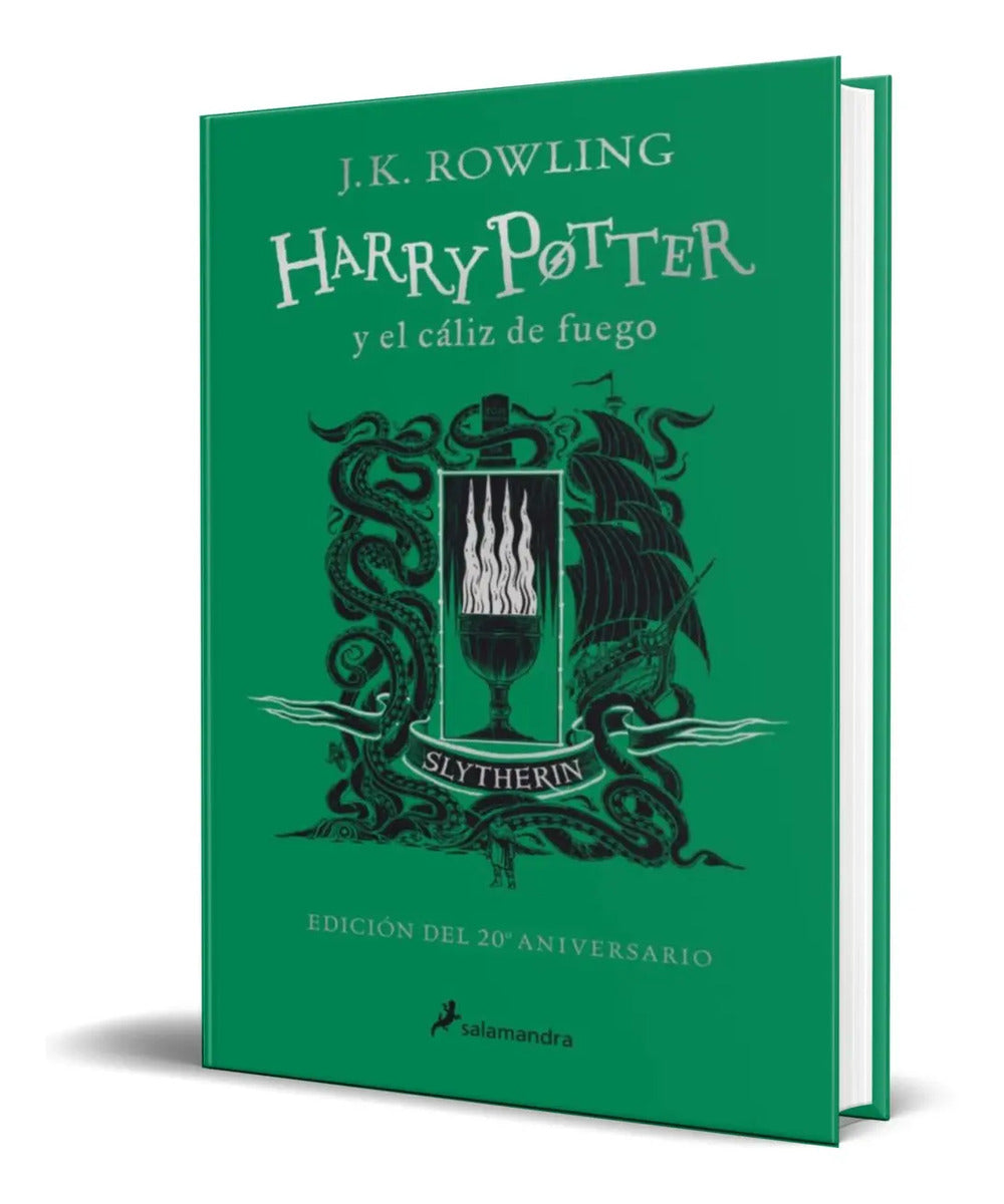 Portada de Harry Potter Y El Cáliz De Fuego [ Slytherin ] Pasta Dura