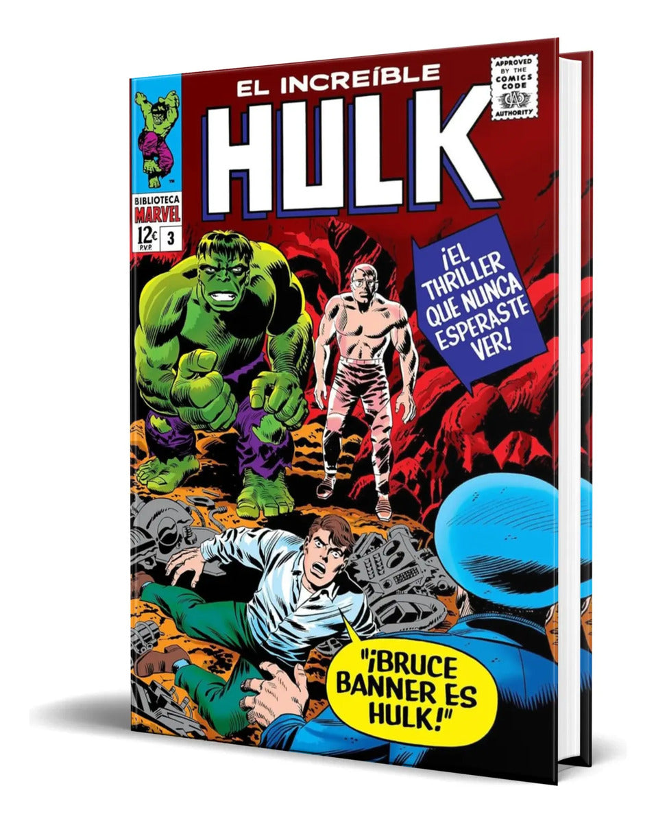 Portada de Libro El Increíble Hulk Vol.3 [ 1965-66 ] Original