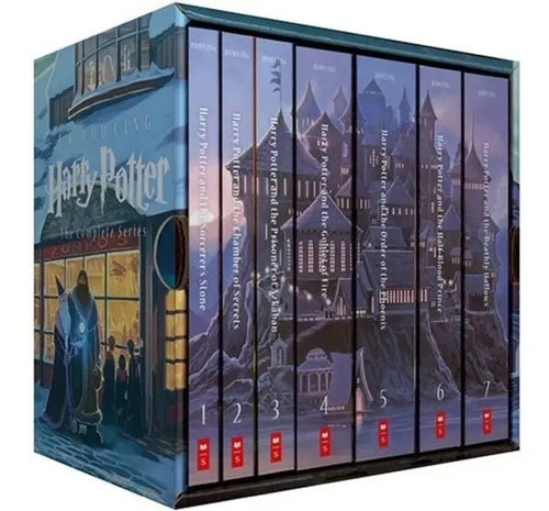 Portada de 7 Libros Harry Potter Saga Completa Edicion Especial Boxset