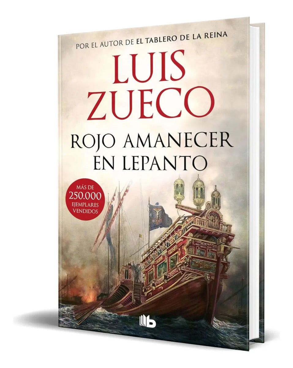Portada de Libro Rojo Amanecer En Lepanto [ Luis Zueco ] Original