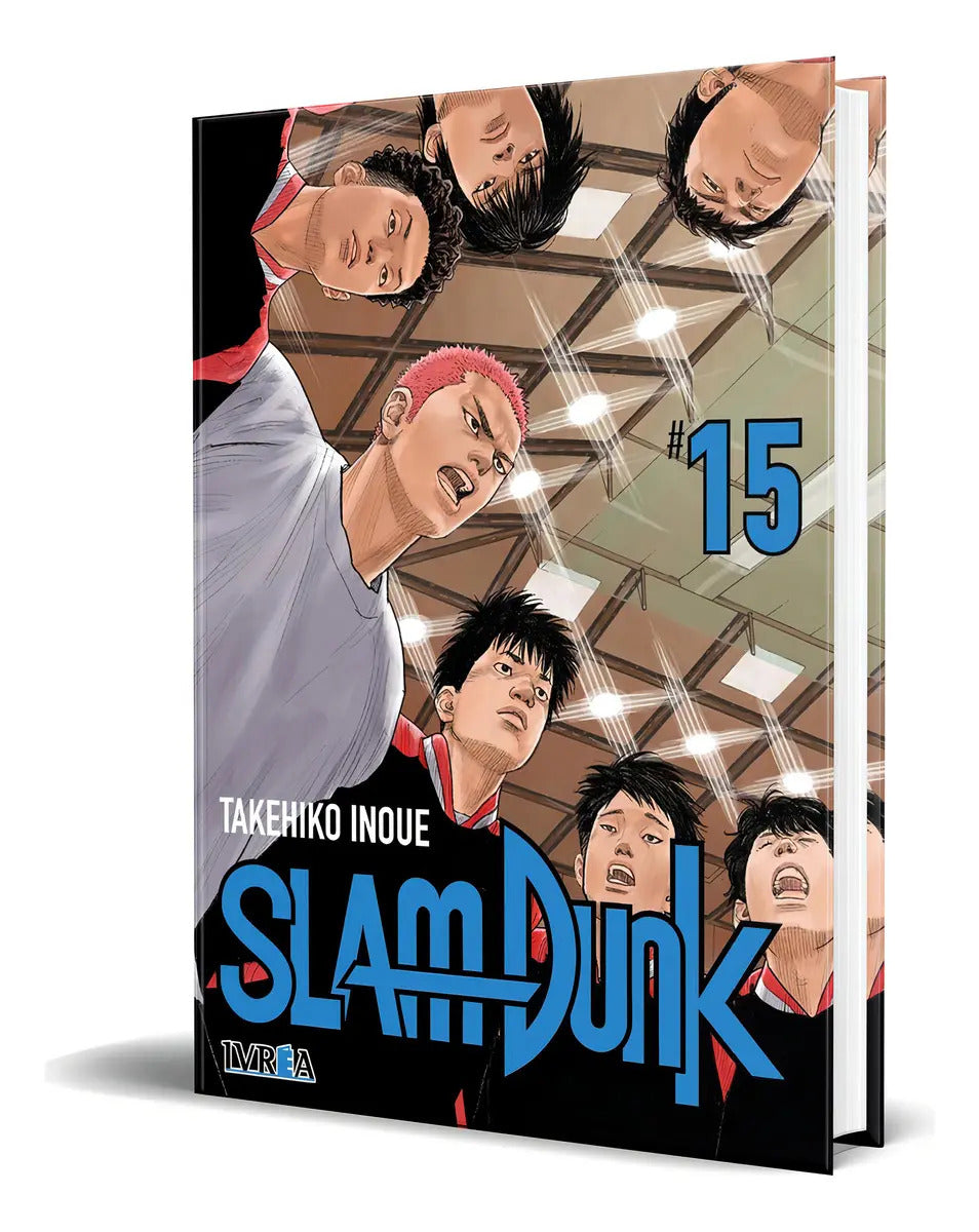 Portada de Libro Slam Dunk Vol.15 [ New Edition ] Original, De Takehiko Inoue., Vol. 15. Editorial Editorial Ivrea, Tapa Bla…