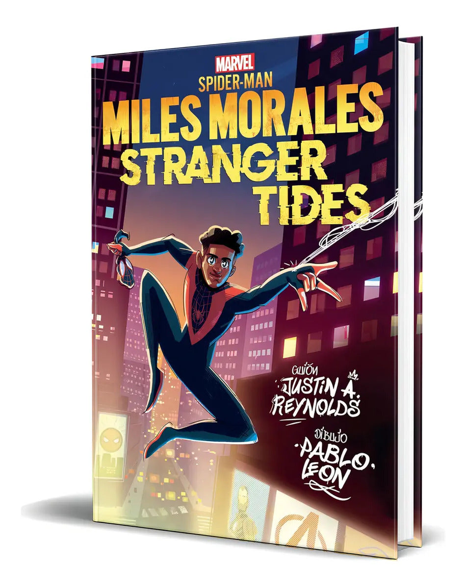 Portada de Libro Miles Morales. Stranger Tides [ Original ], De Justin A. Reynolds. Editorial Panini Comics, Tapa Blanda En…