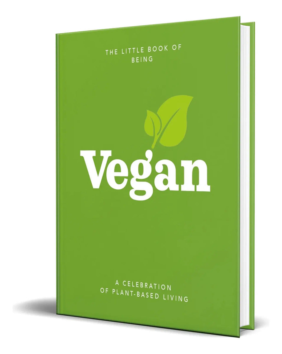 Portada de Libro The Little Book Of Being Vegan Orange Hippo Original