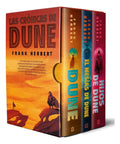 Portada de Libro Trilogía Dune Edición De Lujo De Frank Herbert Editorial Debolsillo Tapa Dura En Español 2023
