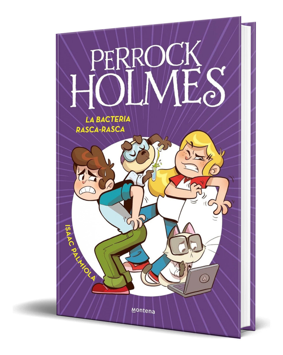 Portada de Libro Perrock Holmes Vol.20 La Bacteria Rasca-rasca Original