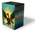 Portada de Percy Jackson And The Olympians 5 Book Paperback Boxed Set (w/poster), De Riordan, Rick. Editorial Disney-hyperio…