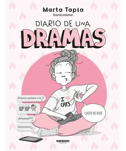 Portada de Diario De Una Dramas, De Tapia Oliva, Marta. Editorial Random Cómic, Tapa Blanda En Español