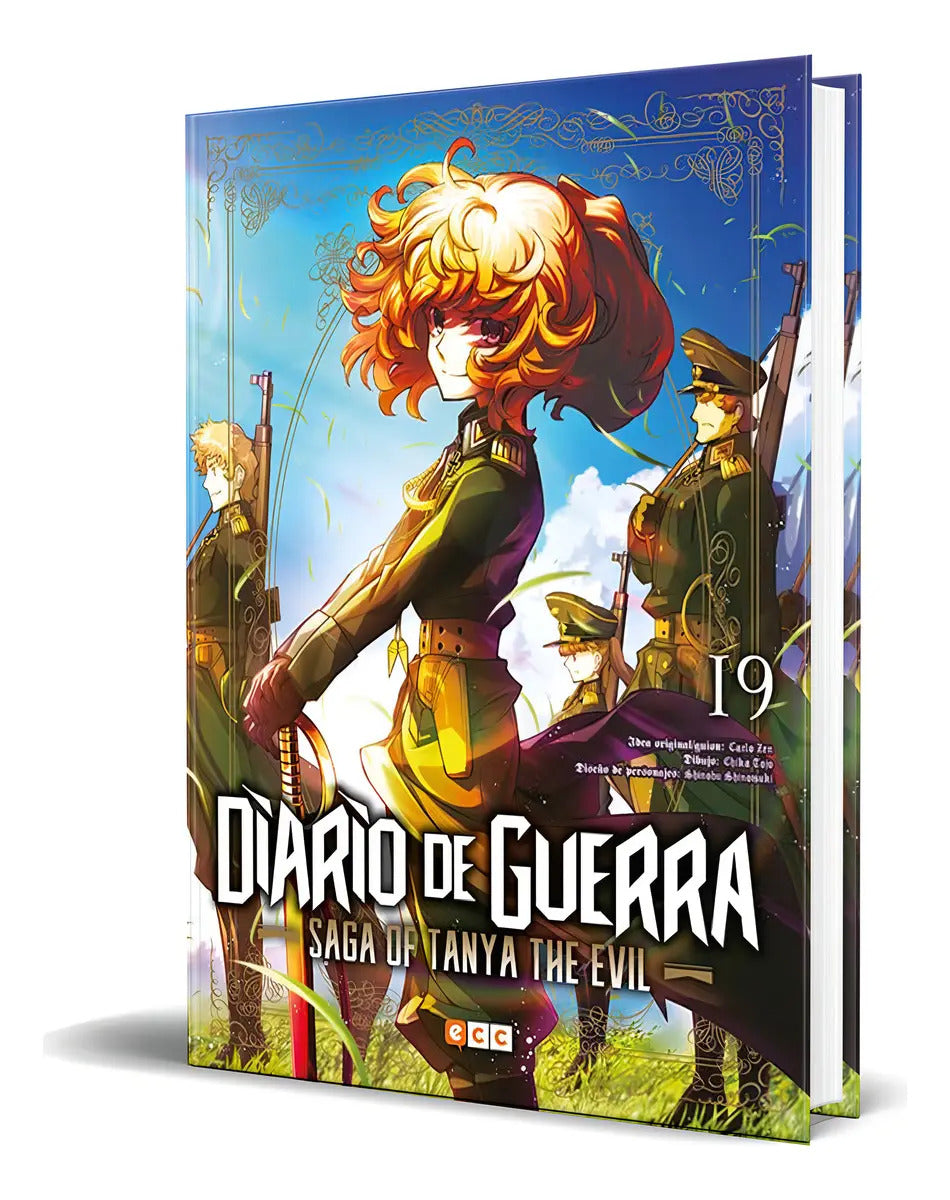 Portada de Libro Diario De Guerra [ Saga Of Tanya The Evil Vol.19 ], De Carlo Zen. Editorial Ecc Ediciones, Tapa Blanda En E…