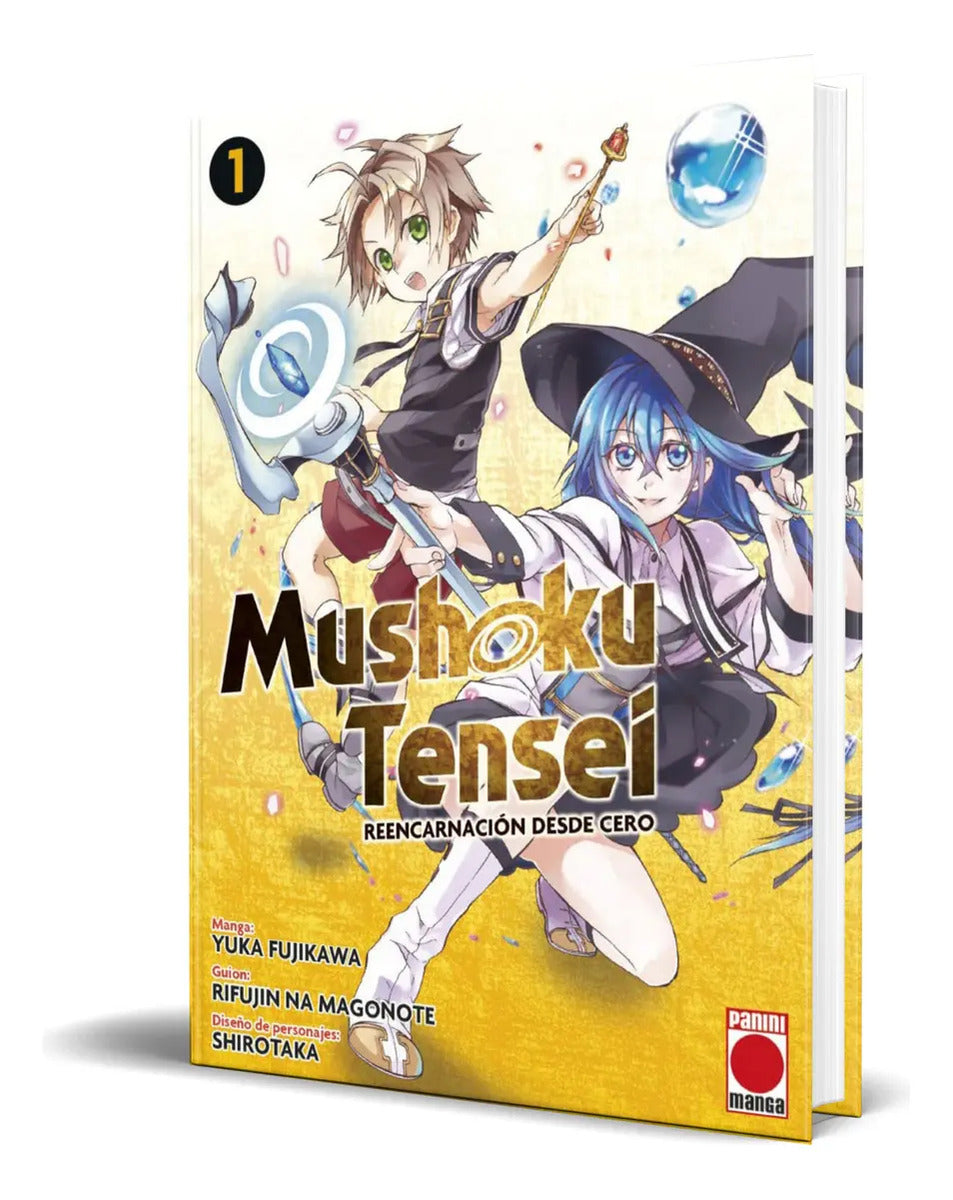 Portada de Libro Mushoku Tensei Vol. 1 [ Español ] Original: Reencarnación Desde Cero, De Rifujin Na Magonote Yuka Fujikawa.…