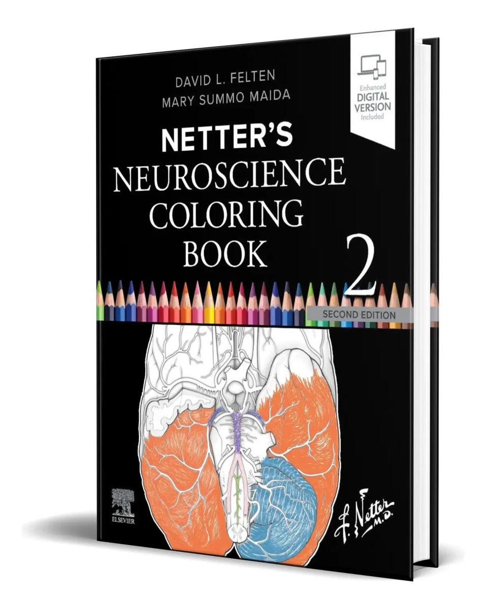 Portada de Libro Netter's Neuroscience Coloring Book [ Original ]