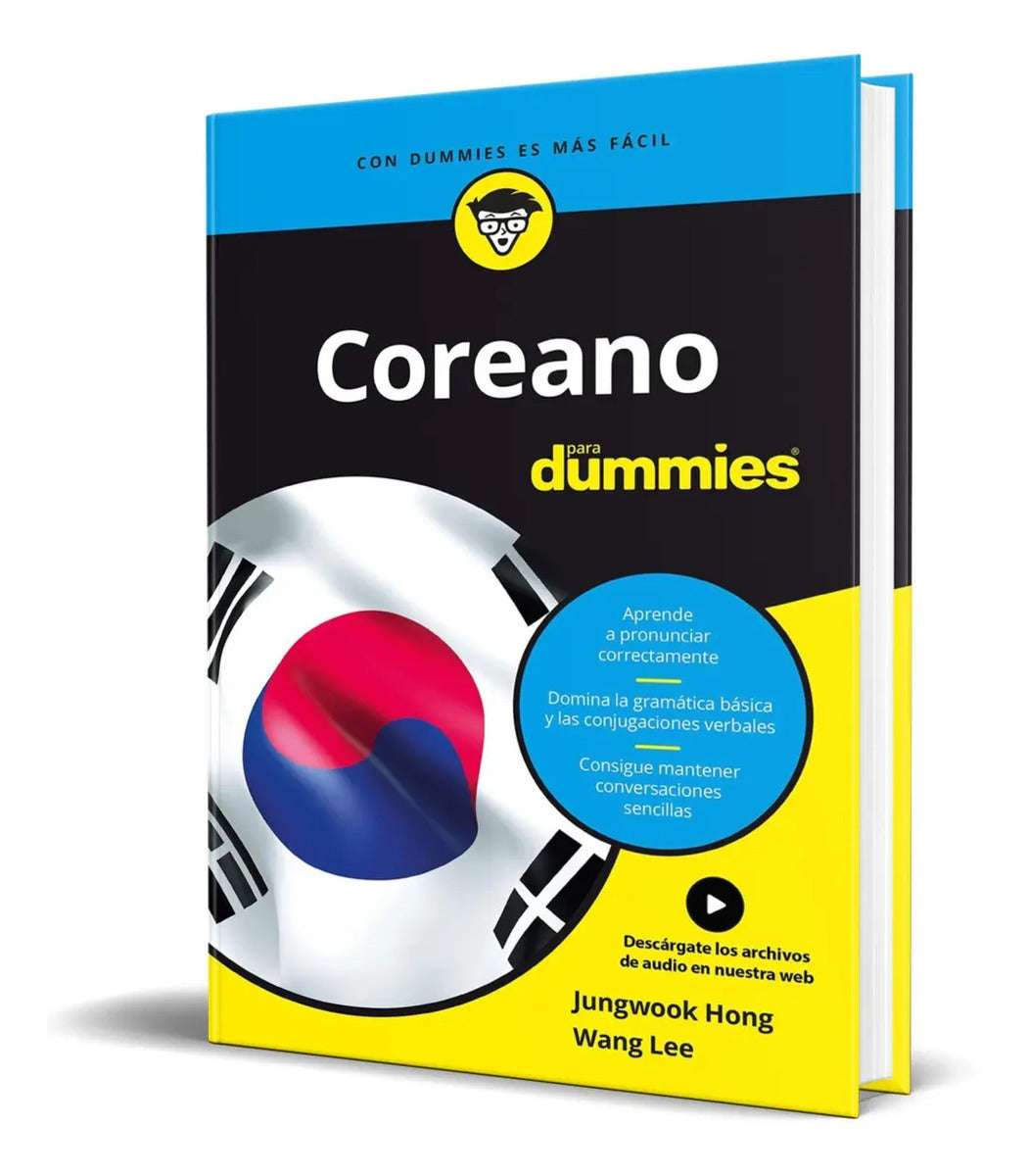 Portada de Libro Coreano Para Dummies [ Curso Aprende Idioma ] Original