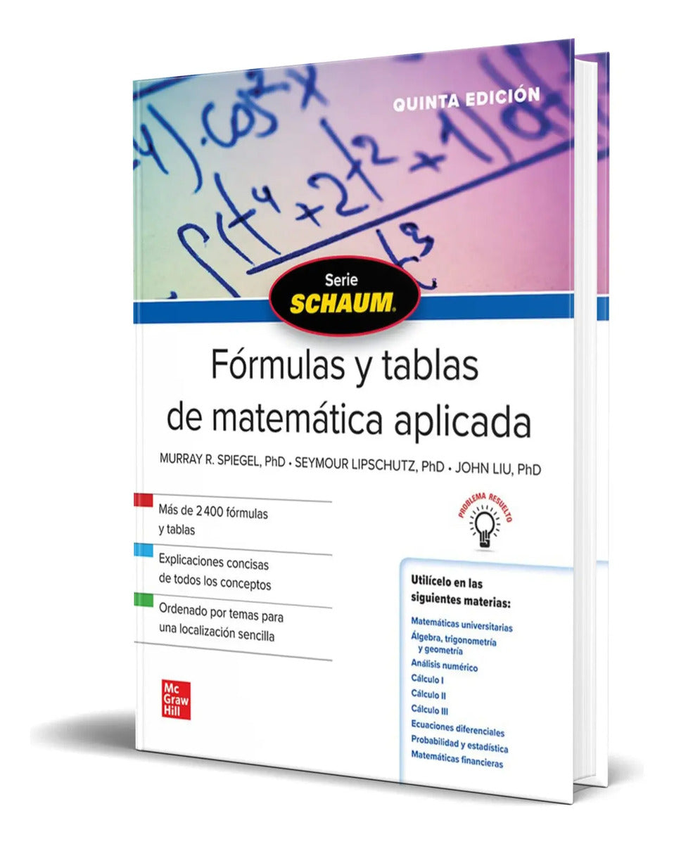 Portada de Libro Formulas Y Tablas De Matematica Aplicada [ Original ]