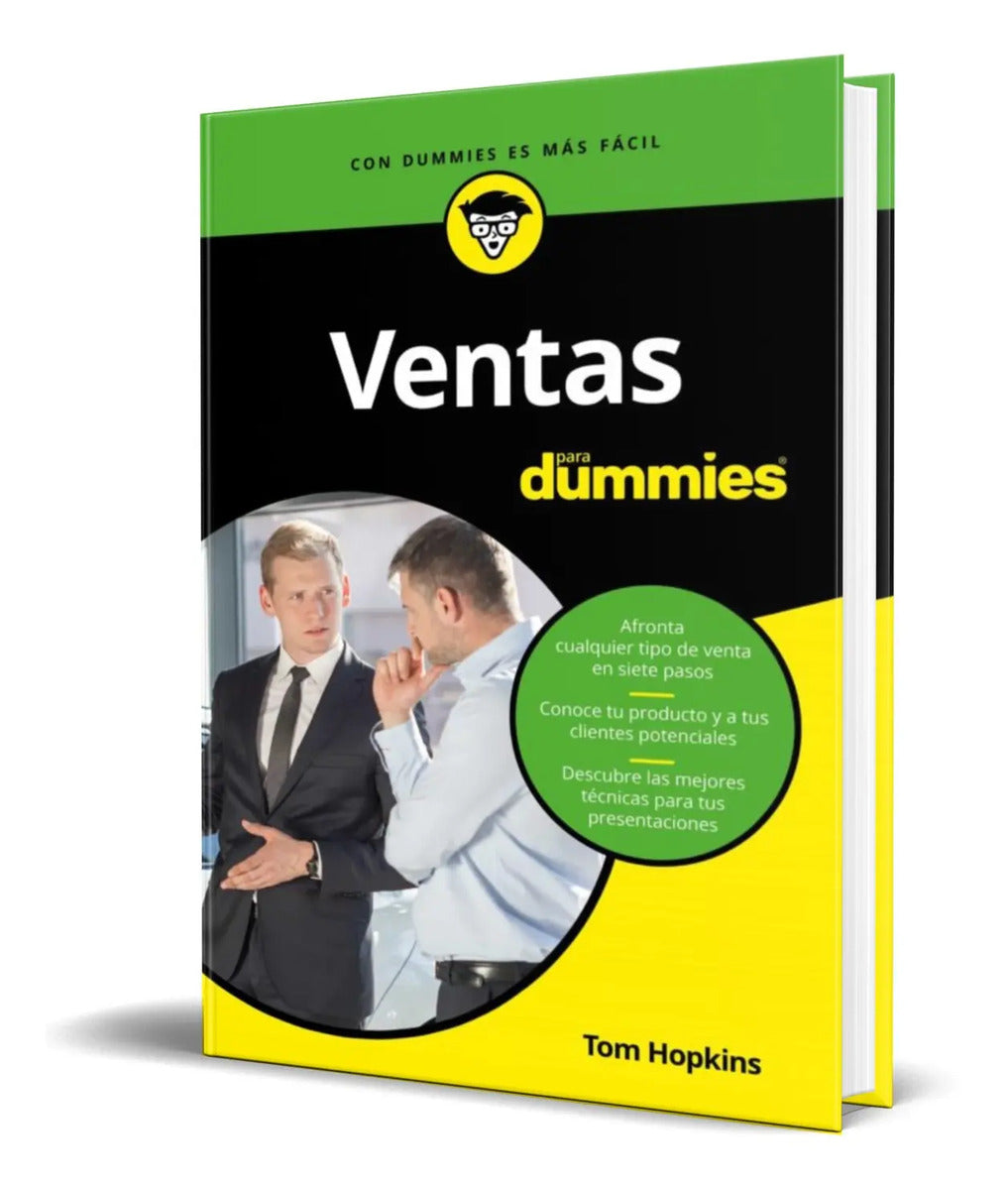Portada de Libro Ventas Para Dummies [ Tom Hopkins ] Original