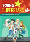 Portada de Libro Young Superstars A1+ [ Original ]: English Practice For Home And School, De Vv. Aa.., Vol. 1. Editorial Hel…
