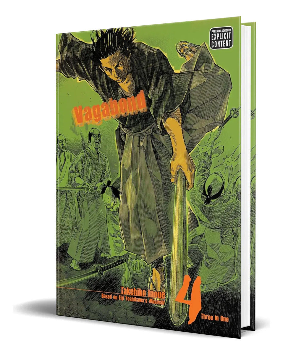 Portada de Cómic Vagabond Vol.4 [ Takehiko Inoue ] Original