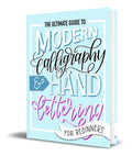 Portada de Caligrafia Y Lettering Moderna Para Principiantes Inglés