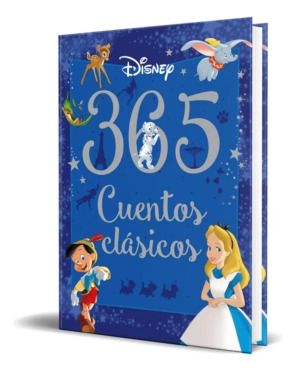 Portada de Libro 365 Cuentos Clásicos Disney [ Original ] Pasta Dura
