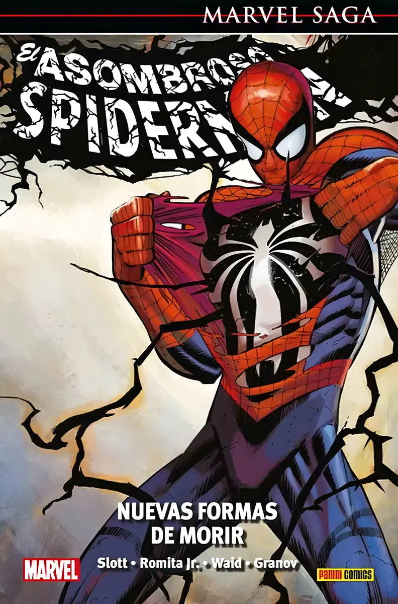 Portada de Marvel Saga Spiderman 17 Nuevas Formas De Morir - Mark Waid