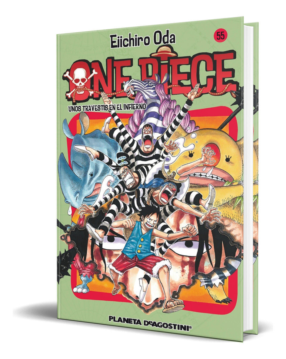 Portada de Libro One Piece Vol.55 [ Eiichiro Oda ] Original