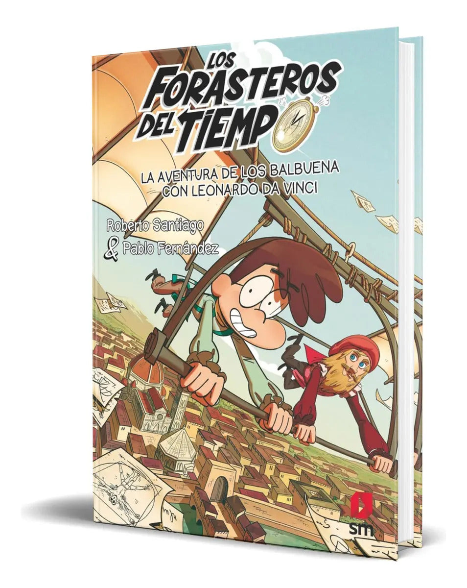 Portada de Libro Forasteros De Tiempo Vol.17 La Aventura De Lo Balbuena, De Roberto Santiago. Editorial Ediciones Sm, Tapa B…