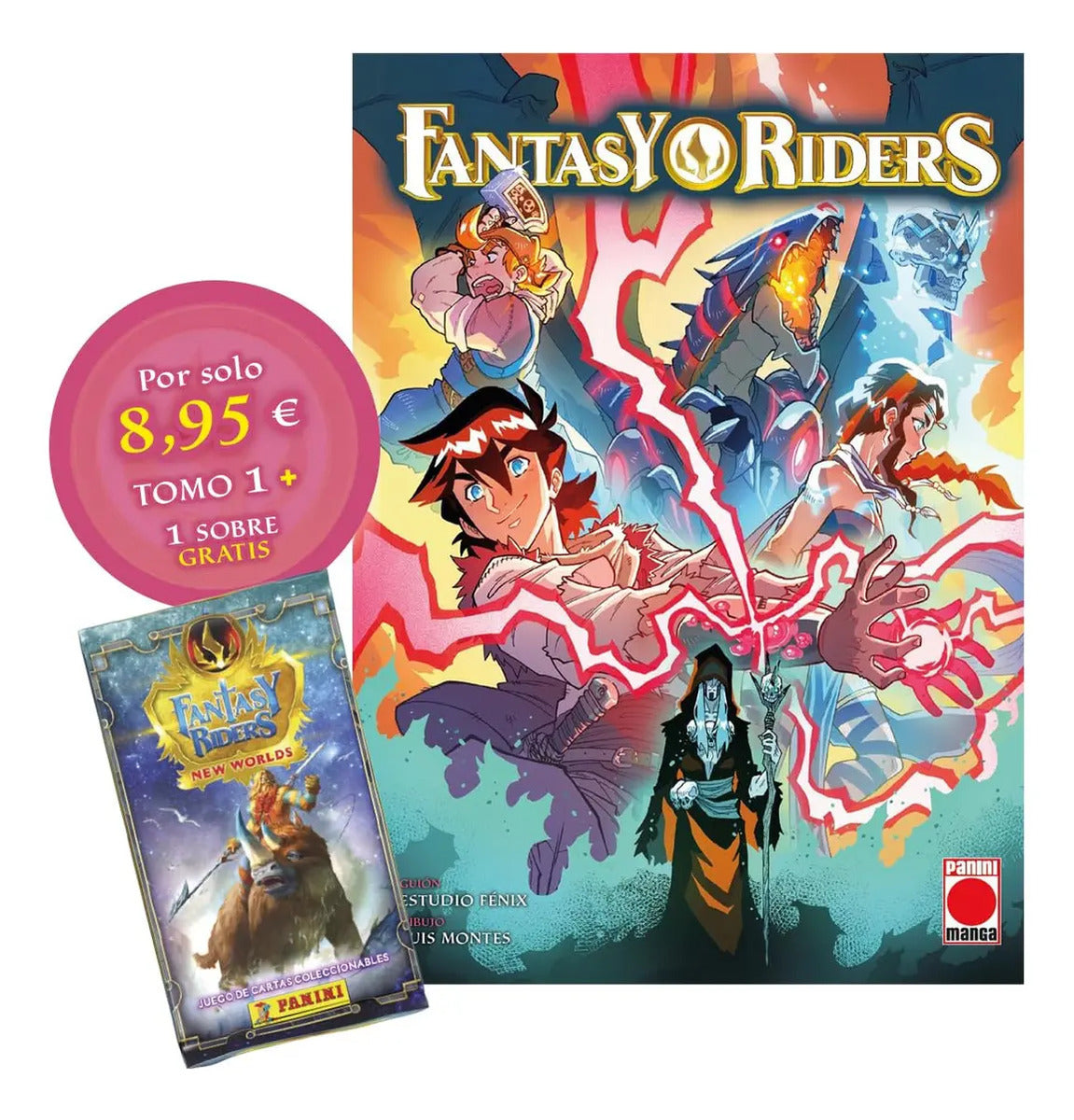 Portada de Libro Fantasy Riders [ Con Juego De Cartas ] Original, De Varios. Editorial Panini, Tapa Blanda En Español, 2023