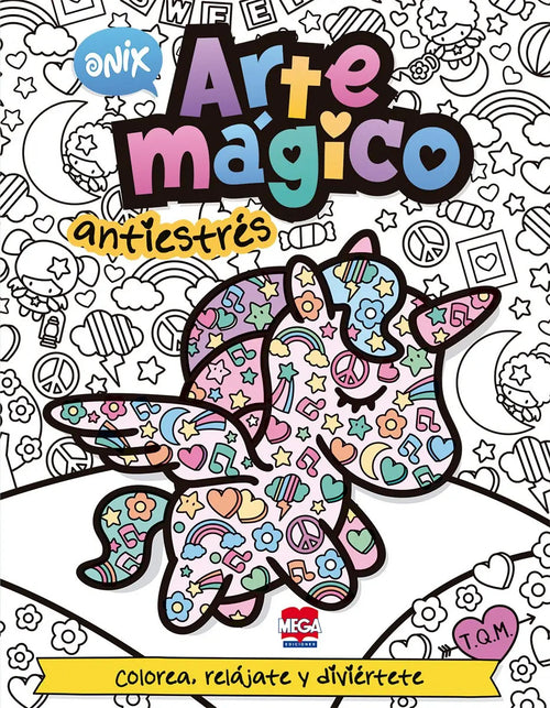Portada de Arte Mágico Antiestrés Onix, De Ediciones Larousse. Editorial Mega Ediciones, Tapa Blanda En Español, 2018