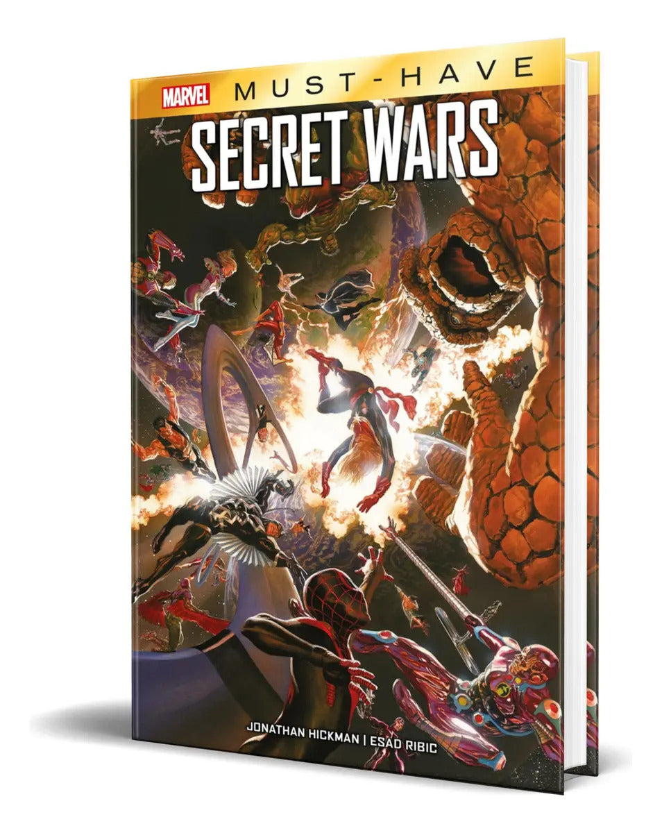 Portada de Secret Wars, De Varios Autores. Editorial Panini Comics, Tapa Dura En Español, 2023