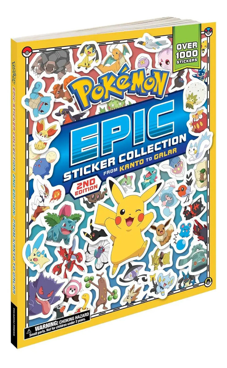 Portada de Libro Pokémon Epic Sticker Collection Vol.2 [ Original ]