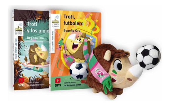 Portada de Libro Pack Troti Futbolero [ + Muñeco Troti Futboleros ]