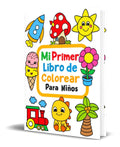 Portada de Libro Mi Primer Libro Para Colorear [ Original ]