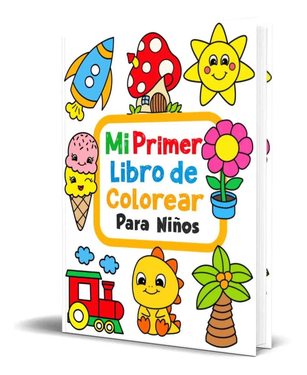 Portada de Libro Mi Primer Libro Para Colorear [ Original ]