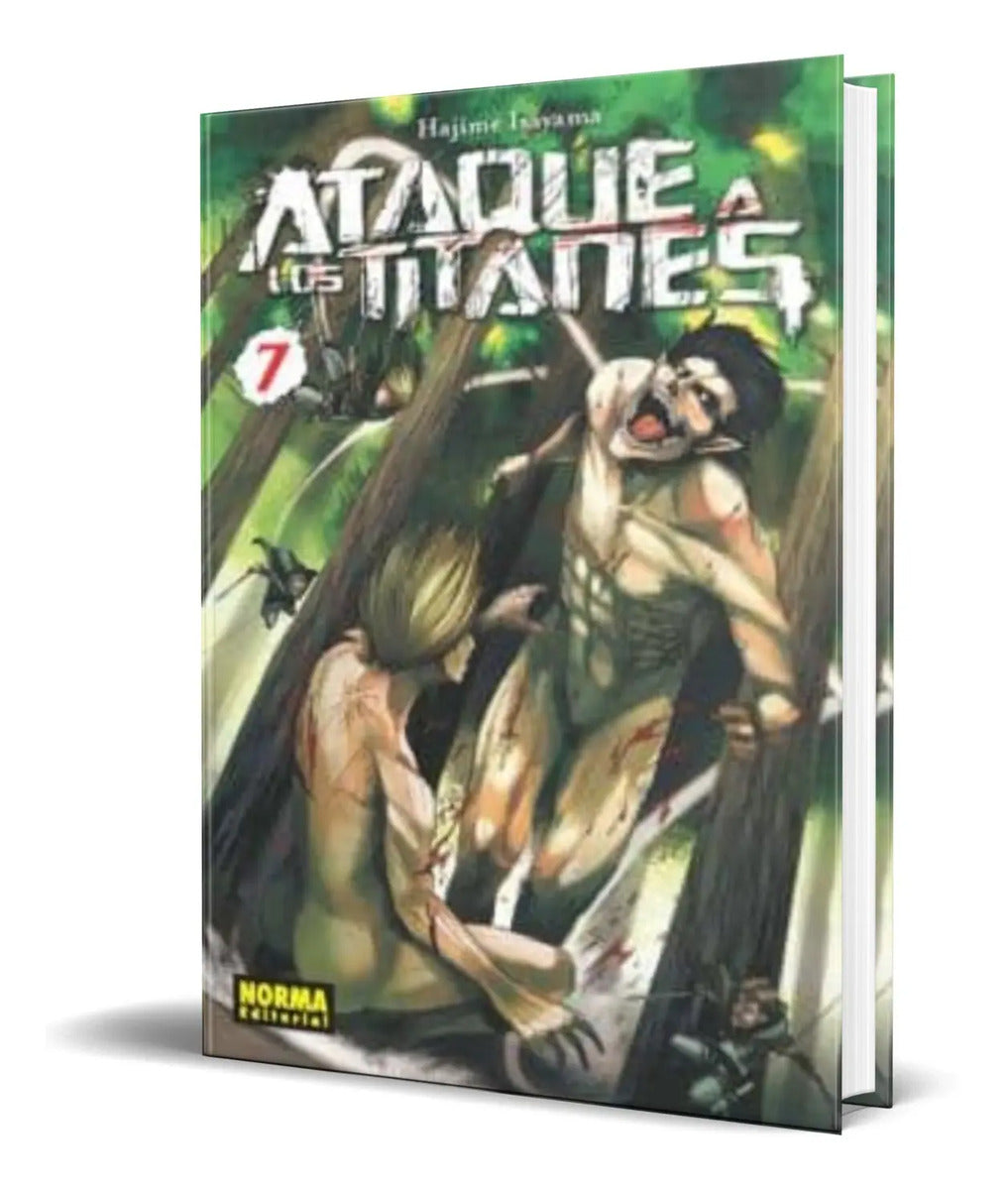 Portada de Libro Ataque A Los Titanes Vol.7 [ Hajime Isayama ] Original