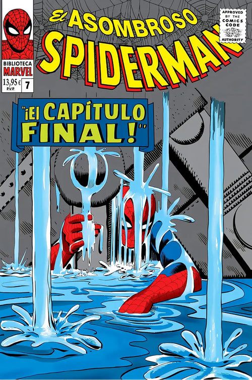 Portada de Biblioteca Marvel: El Asombroso Spiderman 7: ¡el Capítulo Final!, De Steve Ditko, Stan Lee. El Asombroso Spiderma…