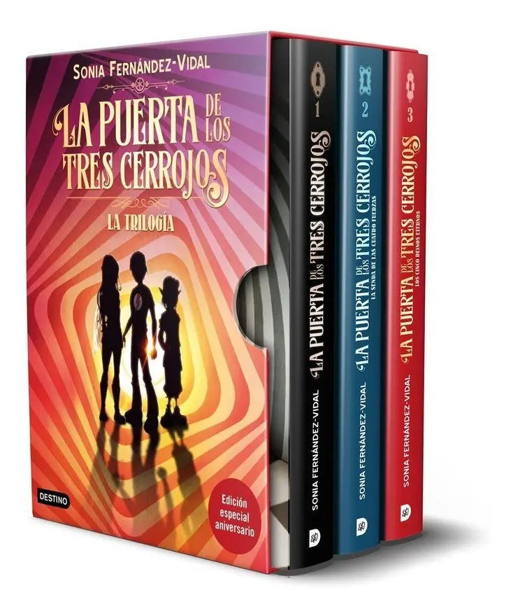 Portada de Estuche Trilogia Puerta De Los Tres Cerrojos, De Sonia Fernandez Vidal. Editorial Destino Infantil Y Juvenil En E…