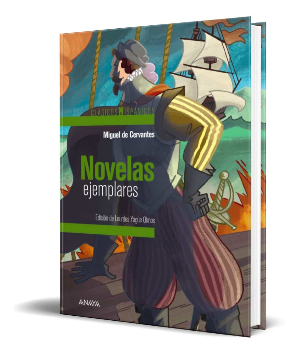 Portada de Libro Novelas Ejemplares [ Miguel De Cervantes ] Original