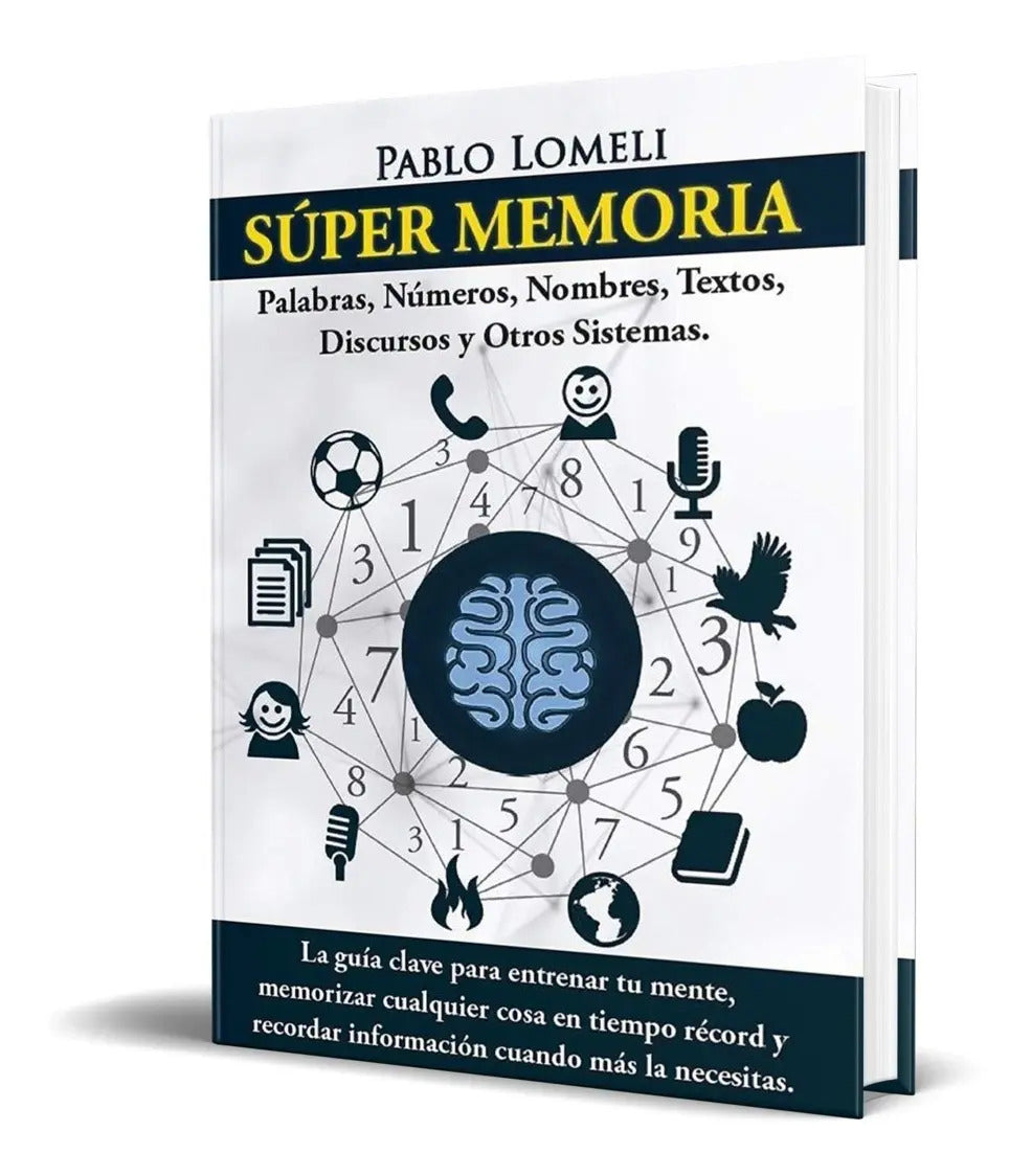 Portada de Libro Súper Memoria - Pablo Lomeli