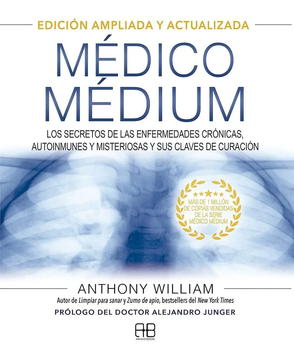 Portada de Libro Medico Medium [ Pasta Dura ] Ampliada, Anthony William