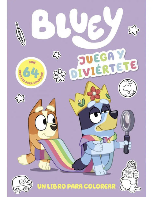 Portada de Bluey Juega Y Diviertete Un Libro Para Colorear Edicion En E, De Bluey. Editorial Beascoa, Tapa Blanda En Español