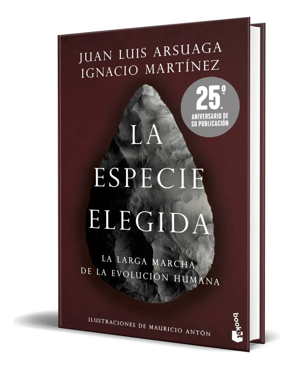 Portada de Libro La Especie Elegida [ Juan Luis Arsuaga ] Original, De Juan Luis Arsuaga. Editorial Booket, Tapa Blanda En E…