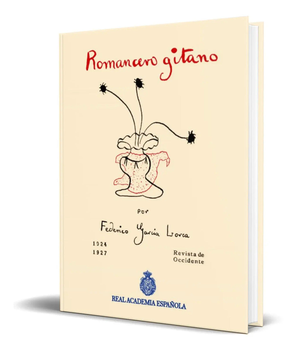 Portada de Libro Romancero Gitano [ Federico Garcia Lorca ] Original