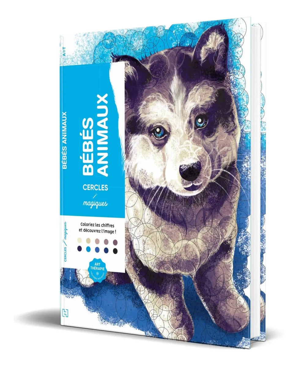 Portada de Colorea Y Descubre El Misterio [ Animales Bebés ] Original