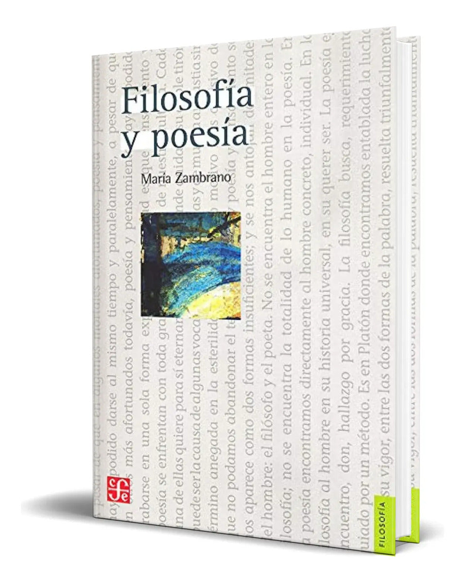 Portada de Libro Filosofía Y Poesía [ María Zambrano ] Original