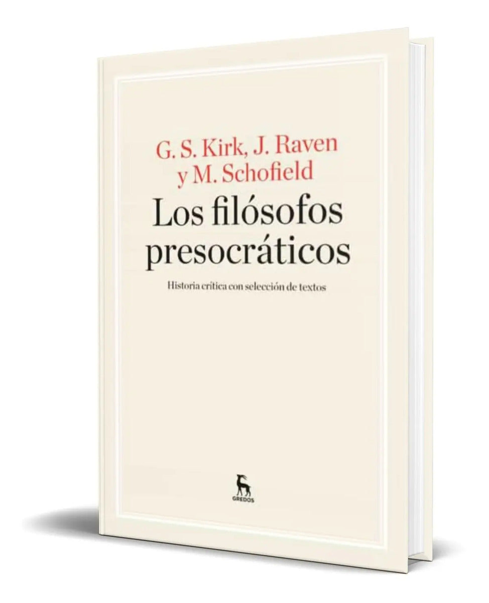 Portada de Libro Los Filósofos Presocráticos [ Historia Crítica ]