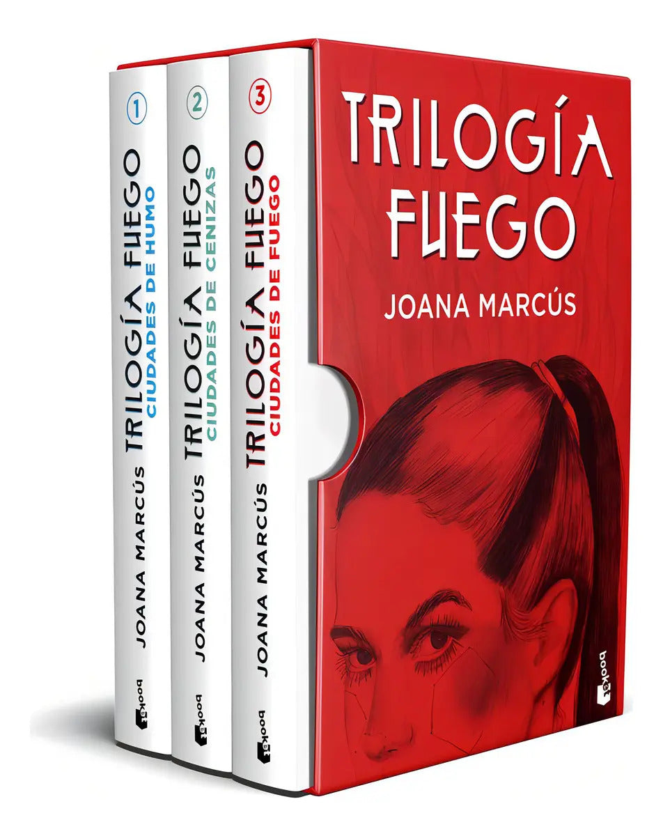 Portada de Estuche Trilogia Fuego, De Joana Marcus. Editorial Booket En Español