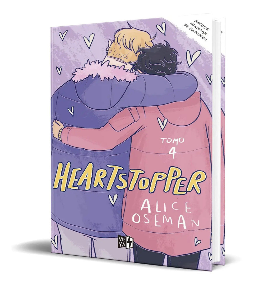 Portada de Libro Heartstopper [ Tomo 4 ] Original Alice Oseman
